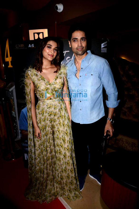 photos adivi sesh and saiee manjrekar snapped at the launch of the new song from their film major 5