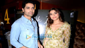 Photos: Adivi Sesh and Saiee Manjrekar snapped at the launch of the new song from their film Major