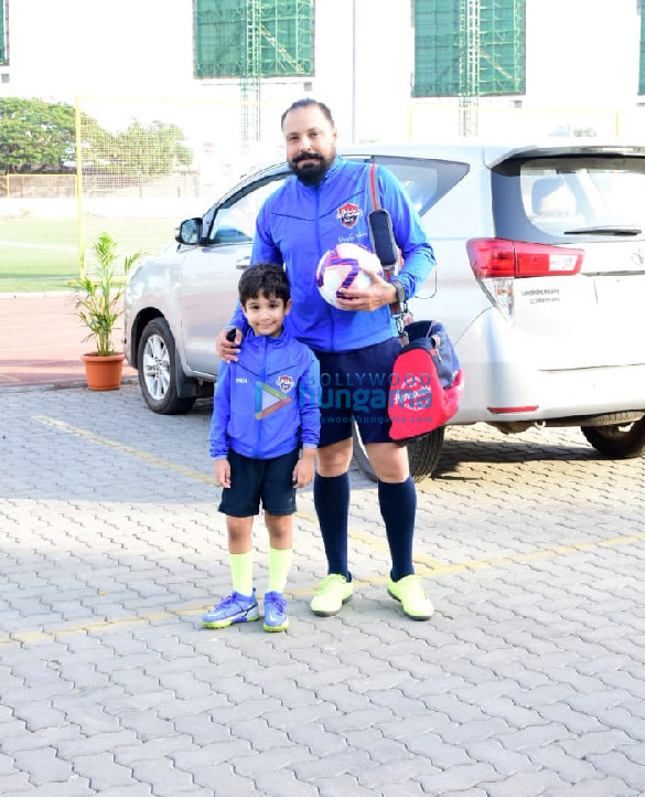 photos ahan shetty dino morea abhishek bachchan and others snapped during a football match in bandra 1