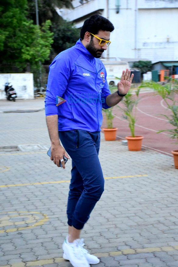 photos ahan shetty dino morea abhishek bachchan and others snapped during a football match in bandra 2