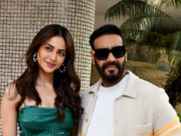 Photos: Ajay Devgn and Rakul Preet Singh snapped in Delhi for Runway 34 promotions