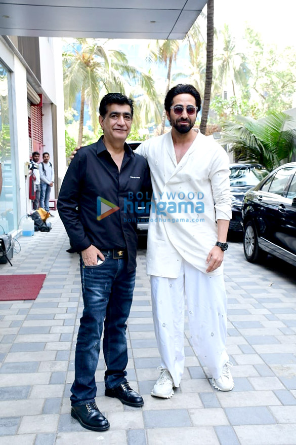 photos ayushmann khurrana snapped promoting his film anek 3