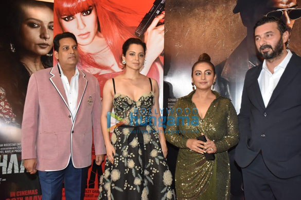 photos celebs grace the premiere of dhaakad 1