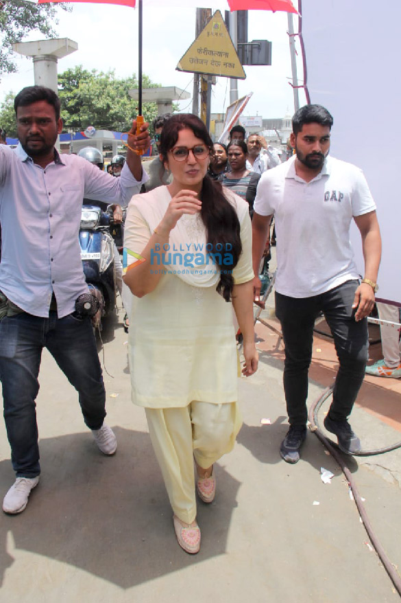 photos huma qureshi snapped on the sets of tarla in bandra 3