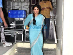 Photos: Huma Qureshi spotted shooting for Tarla Dalal biopic in Bandra