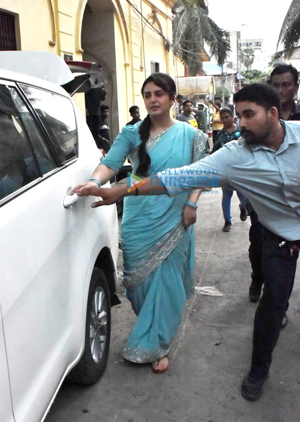 photos huma qureshi spotted shooting for tarla dalal biopic in bandra 2