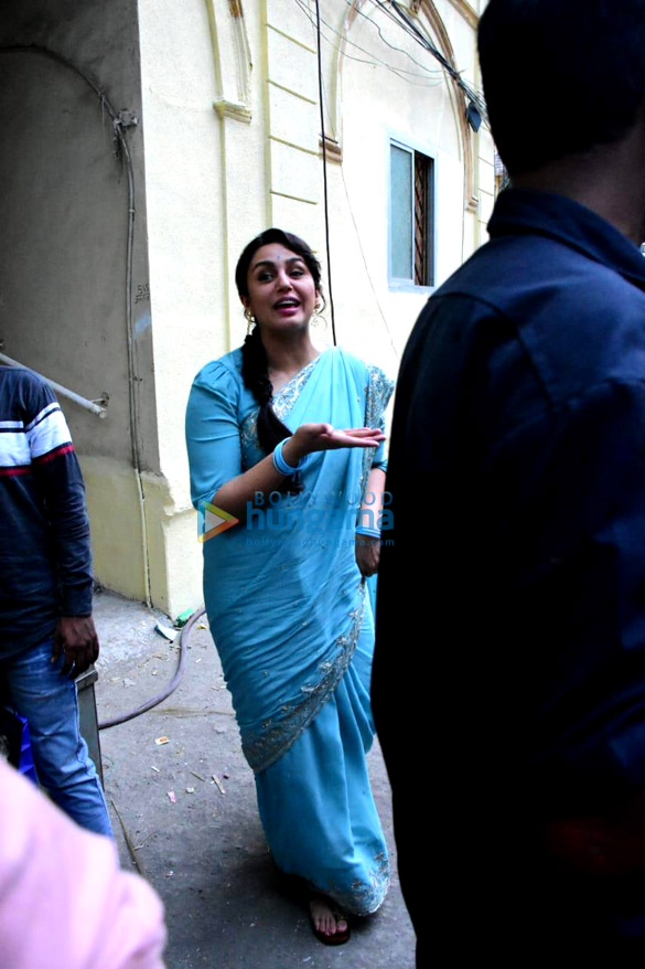 photos huma qureshi spotted shooting for tarla dalal biopic in bandra 3