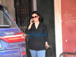 Photos: Kajol spotted at a gym in Bandra