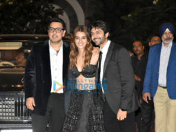 Photos: Kartik Aaryan, Kriti Sanon, Dinesh Vijan and others snapped at Pooja Vijan’s wedding bash at Taj, Colaba