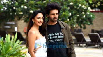 Photos: Kartik Aaryan and Kiara Advani snapped promoting their film Bhool Bhulaiyaa 2