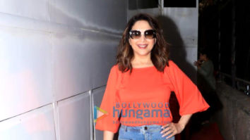 Photos: Madhuri Dixit snapped after a shoot in town