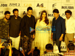 Photos: Mahesh Babu, Adivi Sesh and Saiee Manjrekar at the trailer launch of their upcoming film Major