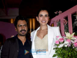 Photos: Nawazuddin Siddiqui, Sonnalli Seygall, Nushrratt Bharuccha and others snapped at Pink Wasabi in Juhu