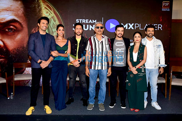 photos prakash jha anupriya goenka tridha choudhury and others snapped at the ashram 3 press conference 1