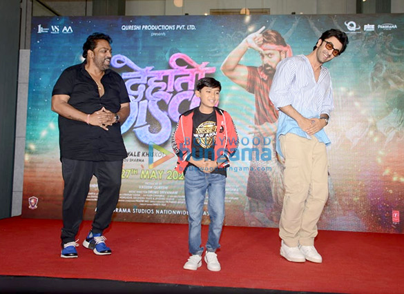 photos ranbir kapoor snapped with ganesh acharya and others at song launch of dehati disco 1