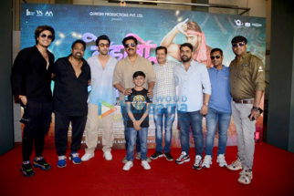 Photos: Ranbir Kapoor snapped with Ganesh Acharya and others at song launch of Dehati Disco