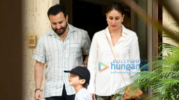 Photos: Saif Ali Khan, Kareena Kapoor Khan and Taimur Ali Khan spotted in Bandra