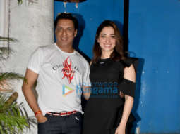 Photos: Tamannaah Bhatia, Madhur Bhandarkar, Saurabh Shukla and Upasana Singh snapped at Babli Bouncer wrap up party at Olive Bar in Khar