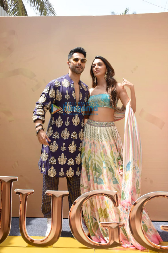photos varun dhawan kiara advani anil kapoor and neetu kapoor arrive for the trailer launch of their film jugjugg jeeyo 2