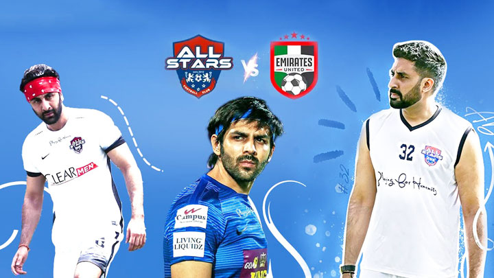 Ranbir Kapoor, Abhishek Bachchan, Kartik Aaryan and stars gear up for a spellbinding match – ASFC vs Emirates United| Dubai Ranbir Kapoor, Abhishek Bachchan, Kartik Aaryan and stars gear up for a spellbinding match – ASFC vs Emirates United| Dubai