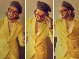 Ranveer Singh looks stunning in a bright yellow suit with a funky cap for Jayeshbhai Jordaar promotions; Deepika Pandukone drops a comment