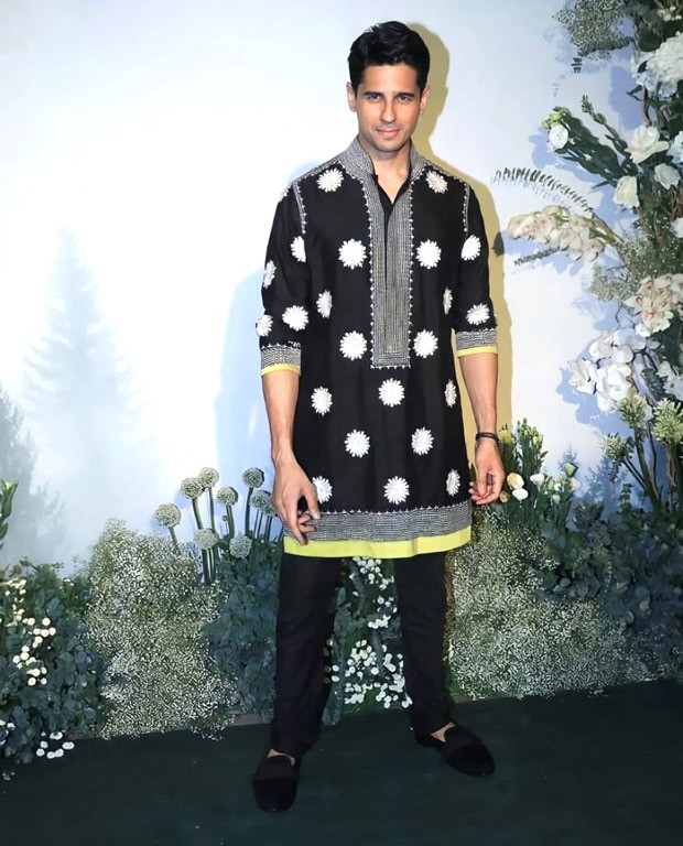 Sidharth Malhotra looks irresistibly handsome in Manish Malhotra’s black floral kurta pyjama for Eid party 