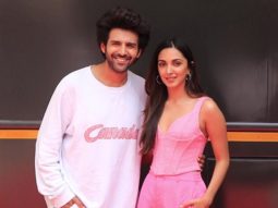 Spotted: Kartik Aaryan and Kiara Advani promoting Bhool Bhulaiyaa 2 at Mehboob studio