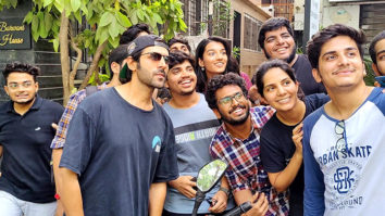 Spotted: Kartik Aaryan at a studio in Juhu, Mumbai