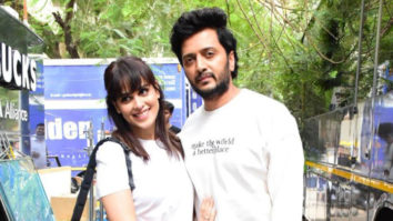 Spotted: Riteish Deshmukh and Genelia Deshmukh at Bandra post shoot