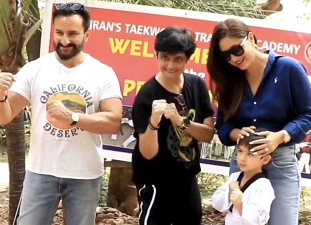 Taimur Ali Khan makes parents Kareena Kapoor and Saif Ali Khan as he receives yellow belt in taekwondo