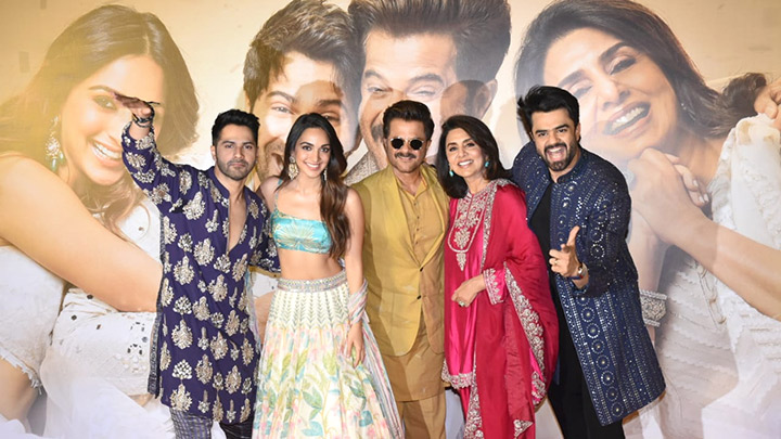 Varun Dhawan, Kiara Advani, Anil Kapoor & Neetu Kapoor at Jugjugg Jeeyo trailer launch