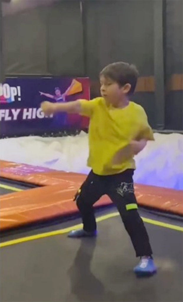 Kareena Kapoor Khan turns cheerleader for Taimur Ali Khan at trampoline park as he climbs a wall, watch videos 