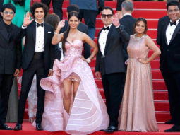 Cannes 2022: Meera Chopra steals the show in this glamorous gown as she walks with the team of her film Safed