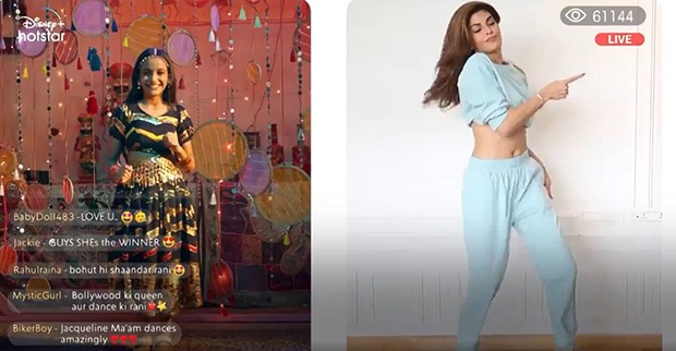 Jacqueline Fernandez has a face-off Dance Rani from Disney+ Hotstar’s Escaype Live; watch