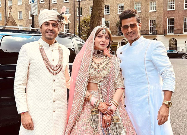 Singer Kanika Kapoor ties the knot with businessman Gautam Hathirmani in a traditional Indian ceremony in London
