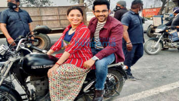 On the Sets of the movie Babli Bouncer