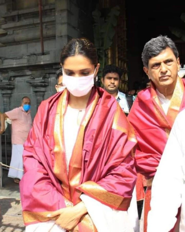 Deepika Padukone and father Prakash Padukone visit Tirupathi to seek blessings, see pictures Deepika Padukone and father Prakash Padukone visit Tirupathi to seek blessings, see pictures
