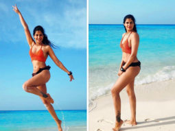 The Family Man actress Shreya Dhanwanthary strikes different poses in a bikini during her beach vacation