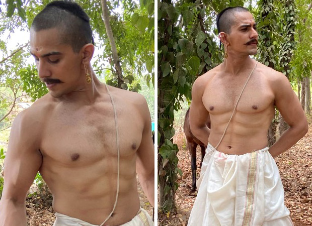 "I work out on the sets of Kashibai Bajirao Ballal using the weights used to hold down the trolleys and lights,” reveals Rohit Chandel