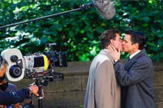 Maestro: Bradley Cooper and Matt Bomer share a kiss on New York set of Leonard Bernstein biopic