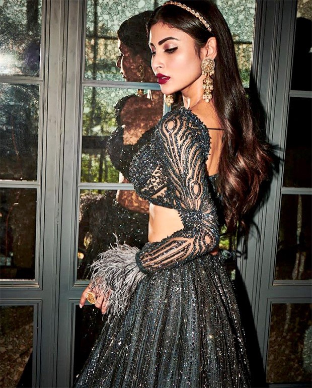 Mouni Roy is a beauty to be admired in this sequin, glittery lehenga 