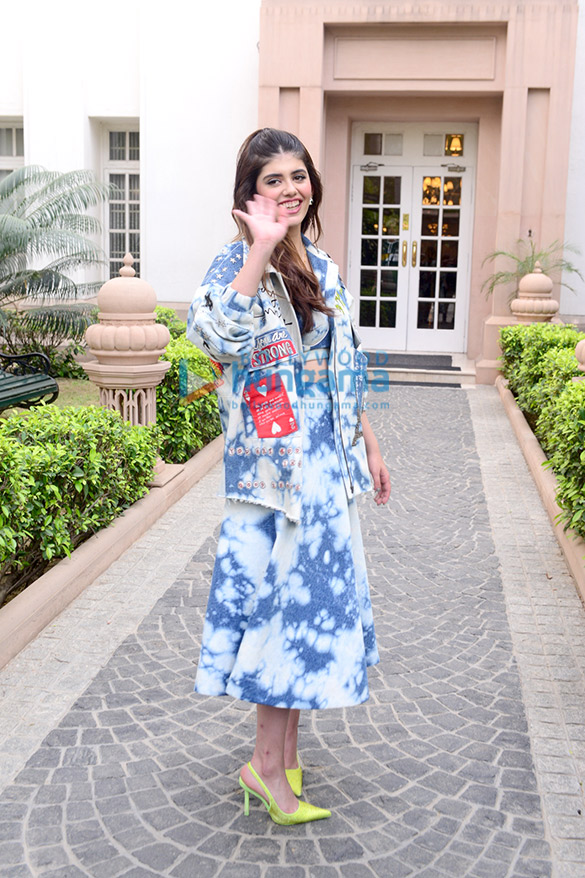 photos aditya roy kapur and sanjana sanghi promote rashtra kavach om at imperial hotel in new delhi 5