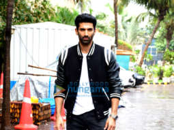 Photos: Aditya Roy Kapur snapped during the promotions of Rashtra Kavach OM
