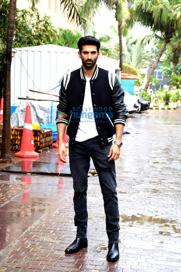Photos: Aditya Roy Kapur snapped during the promotions of Rashtra Kavach OM Photos: Aditya Roy Kapur snapped during the promotions of Rashtra Kavach OM