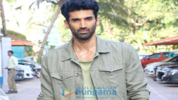 Photos: Aditya Roy Kapur snapped during the promotions of Rashtra Kavach OM