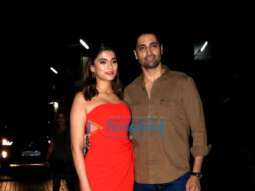 Photos: Adivi Sesh, Saiee Manjrekar and Mukesh Chhabra spotted as they arrive for the special screening of their film Major Photos: Adivi Sesh, Saiee Manjrekar and Mukesh Chhabra spotted as they arrive for the special screening of their film Major