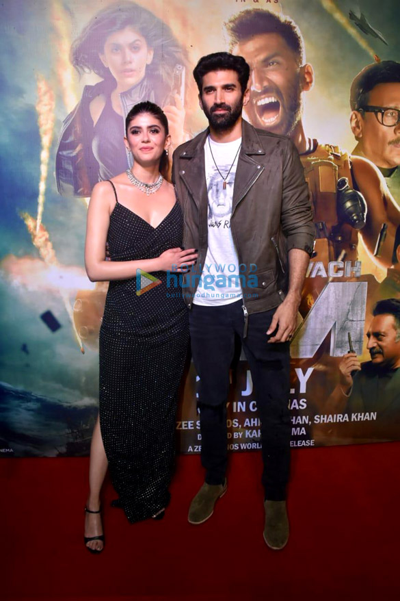 Photos: Celebs grace the premiere of Rashtra Kavach OM at Gaiety Galaxy in Bandra Photos: Celebs grace the premiere of Rashtra Kavach OM at Gaiety Galaxy in Bandra