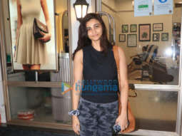 Photos: Daisy Shah snapped at a salon in Bandra