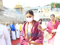 Photos: Deepika Padukone visits Tirupati temple with her father on his birthday