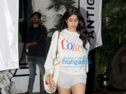 Photos: Janhvi Kapoor spotted at the gym in Bandra